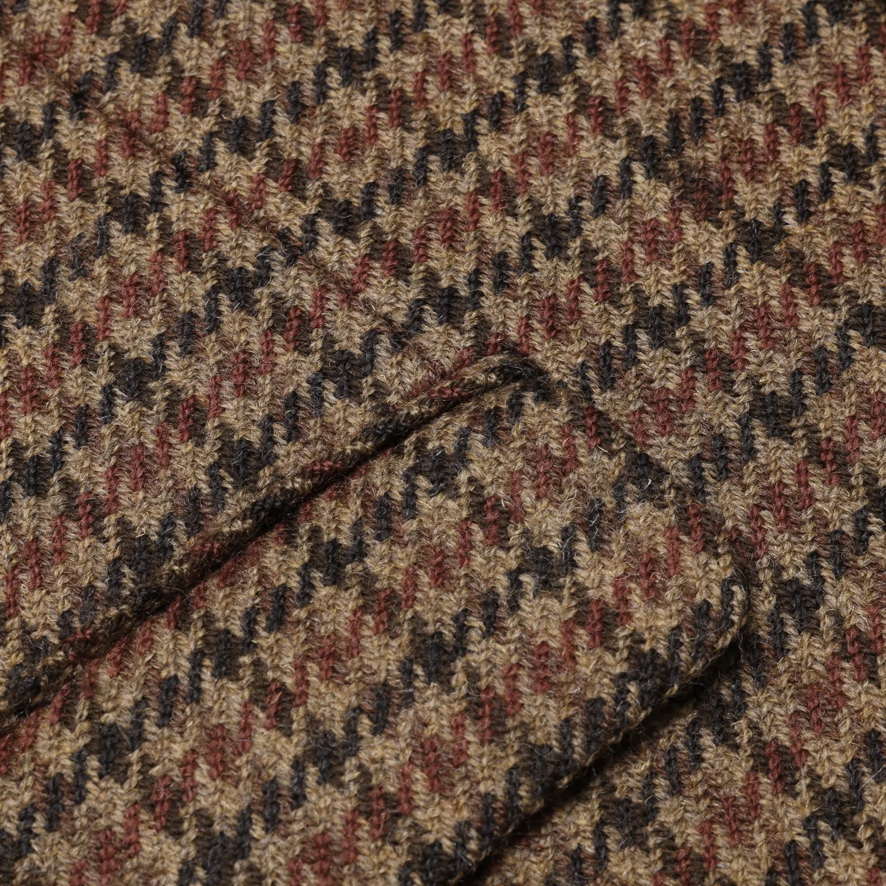 80s, Woolmark, Rough-Spun Houndstooth Tweed