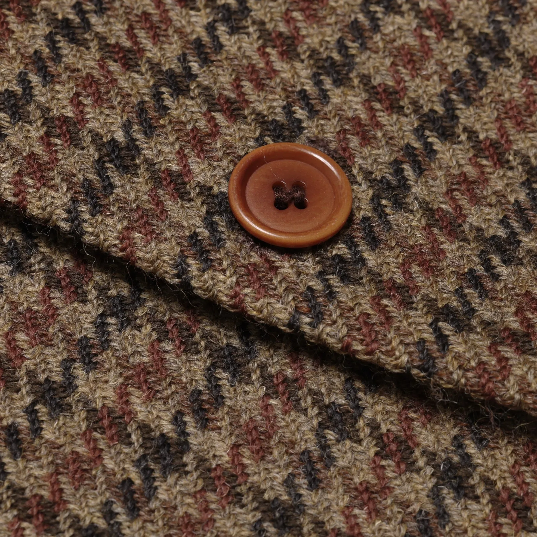 80s, Woolmark, Rough-Spun Houndstooth Tweed