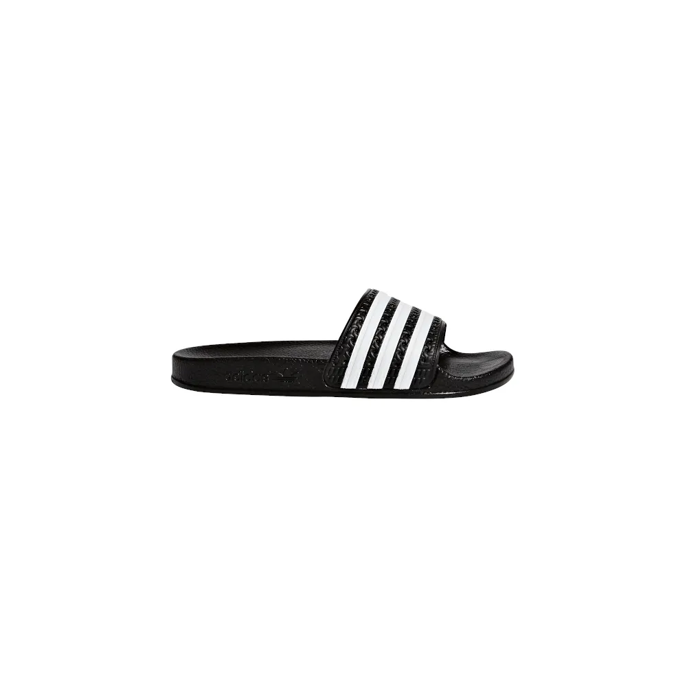 adidas Kids Adilette Slide - Black / White