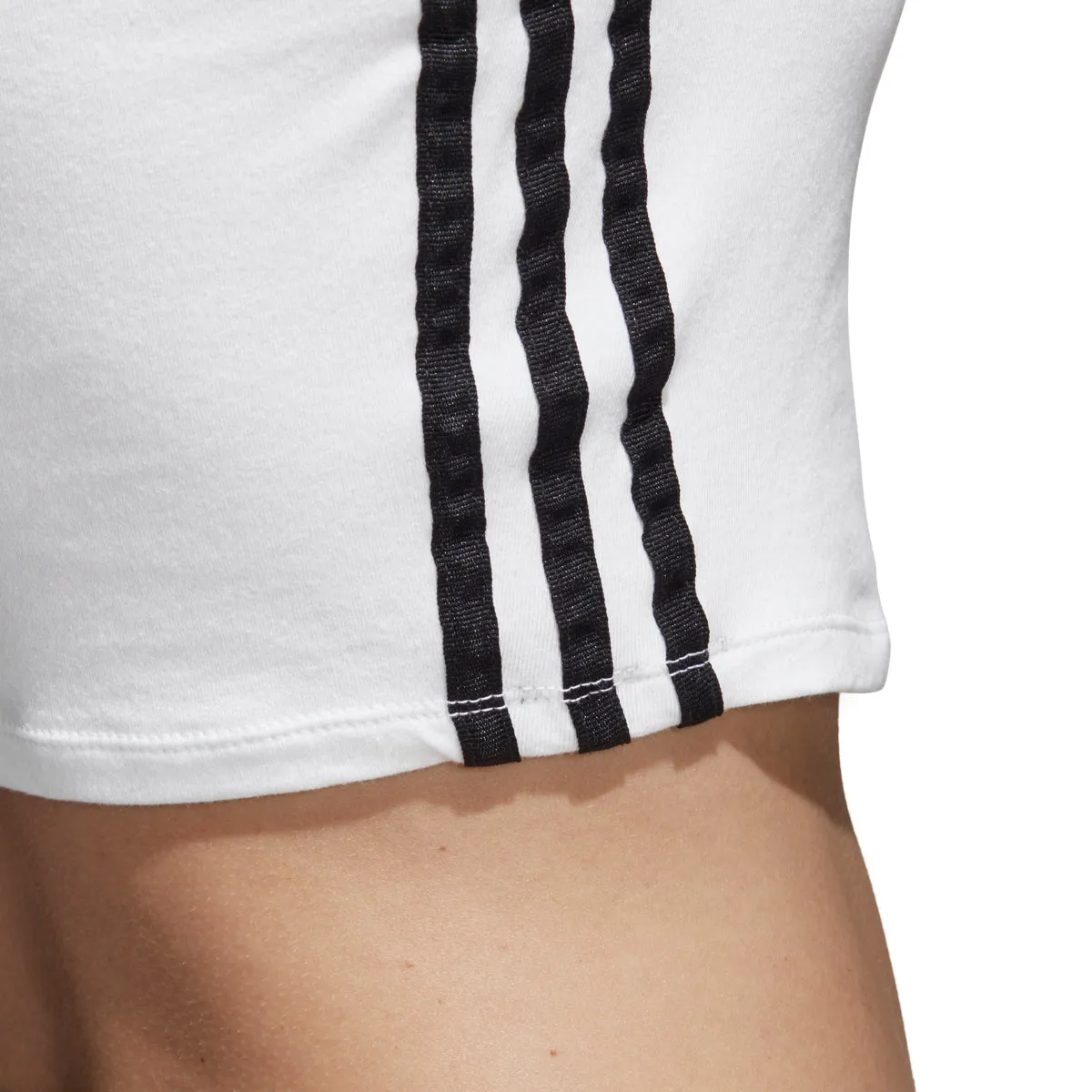 Adidas Originals Trefoil Women's Athletic Casual Crop Top White/Black