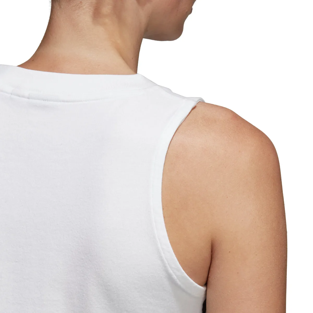 Adidas Originals Trefoil Women's Athletic Casual Crop Top White/Black