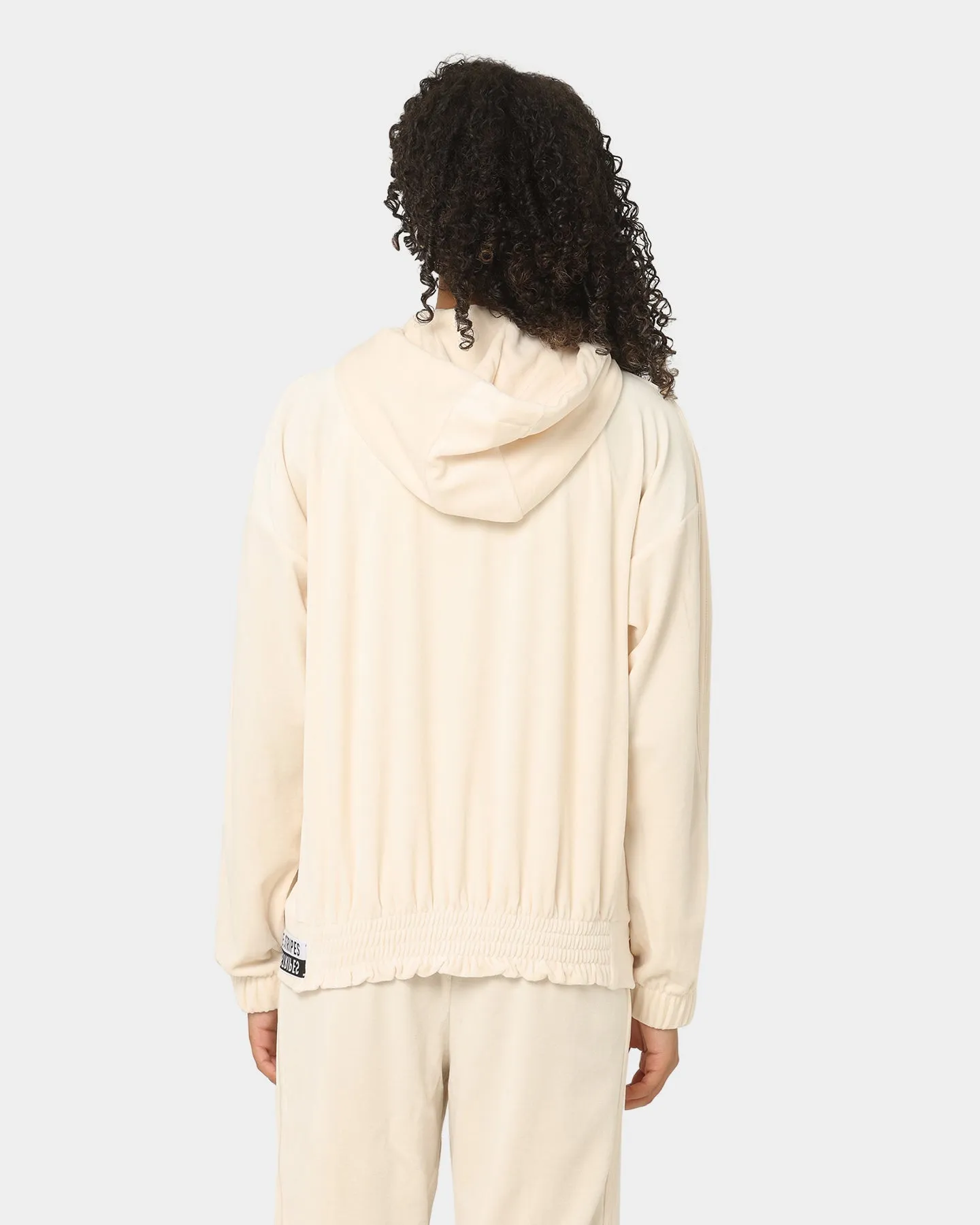 Adidas Women's Velour Jacket Wonder White