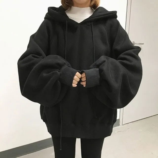Autumn 2019 Korean Version Sweatshirt Girl Fashion Students Hoodies O-neck Long-sleeved Undercoat Hoodie