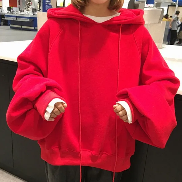 Autumn 2019 Korean Version Sweatshirt Girl Fashion Students Hoodies O-neck Long-sleeved Undercoat Hoodie