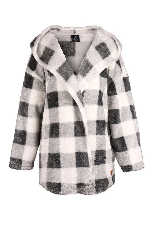 BB Collection Buffalo Plaid Cardigan