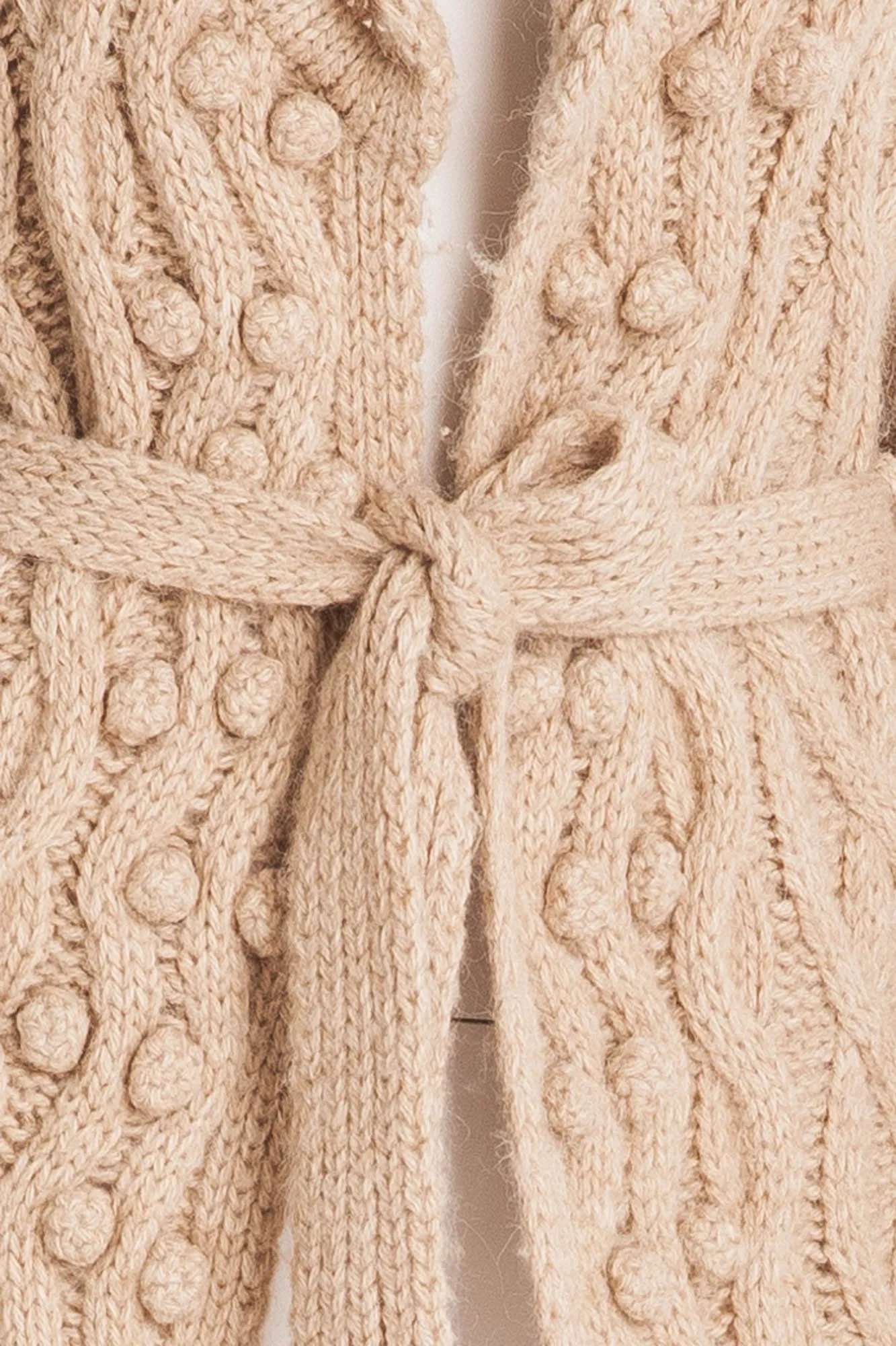 Blumarine - Beige Knit Cashmere Sleeve Sweater - IT 40