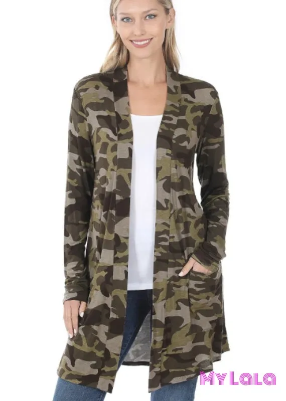 Camo Cardigan