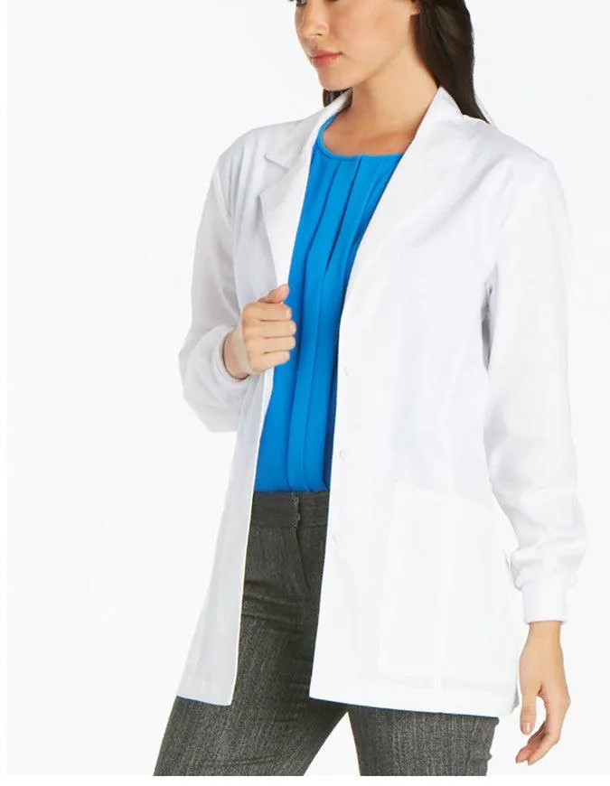 Cherokee Women's 30 inch Rib Knit Cuff Medical Lab Coat