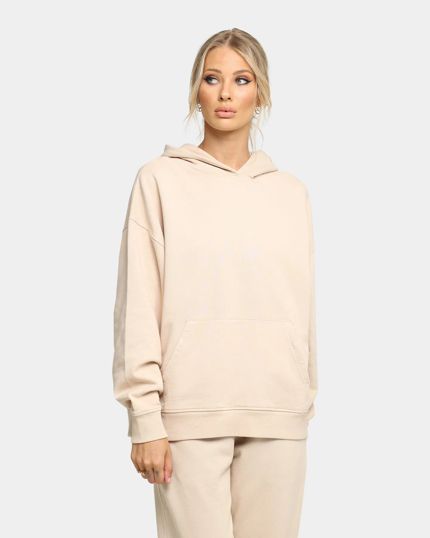 EN ES Women's Vintage Wash Hoodie Bone
