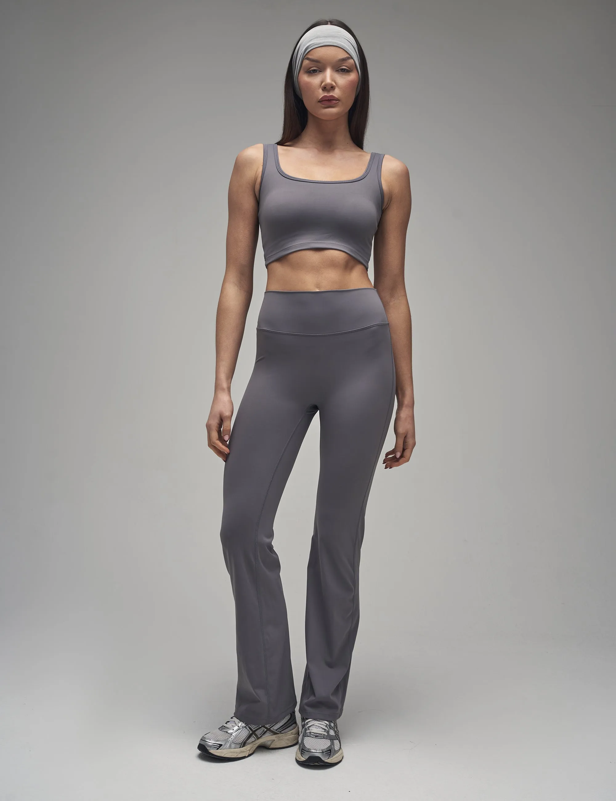 Kaiia Sculpt Yoga Pants Slate Grey