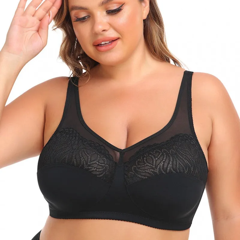 Mesh Strap Wireless Bra