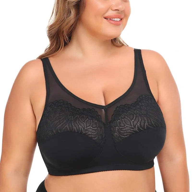 Mesh Strap Wireless Bra