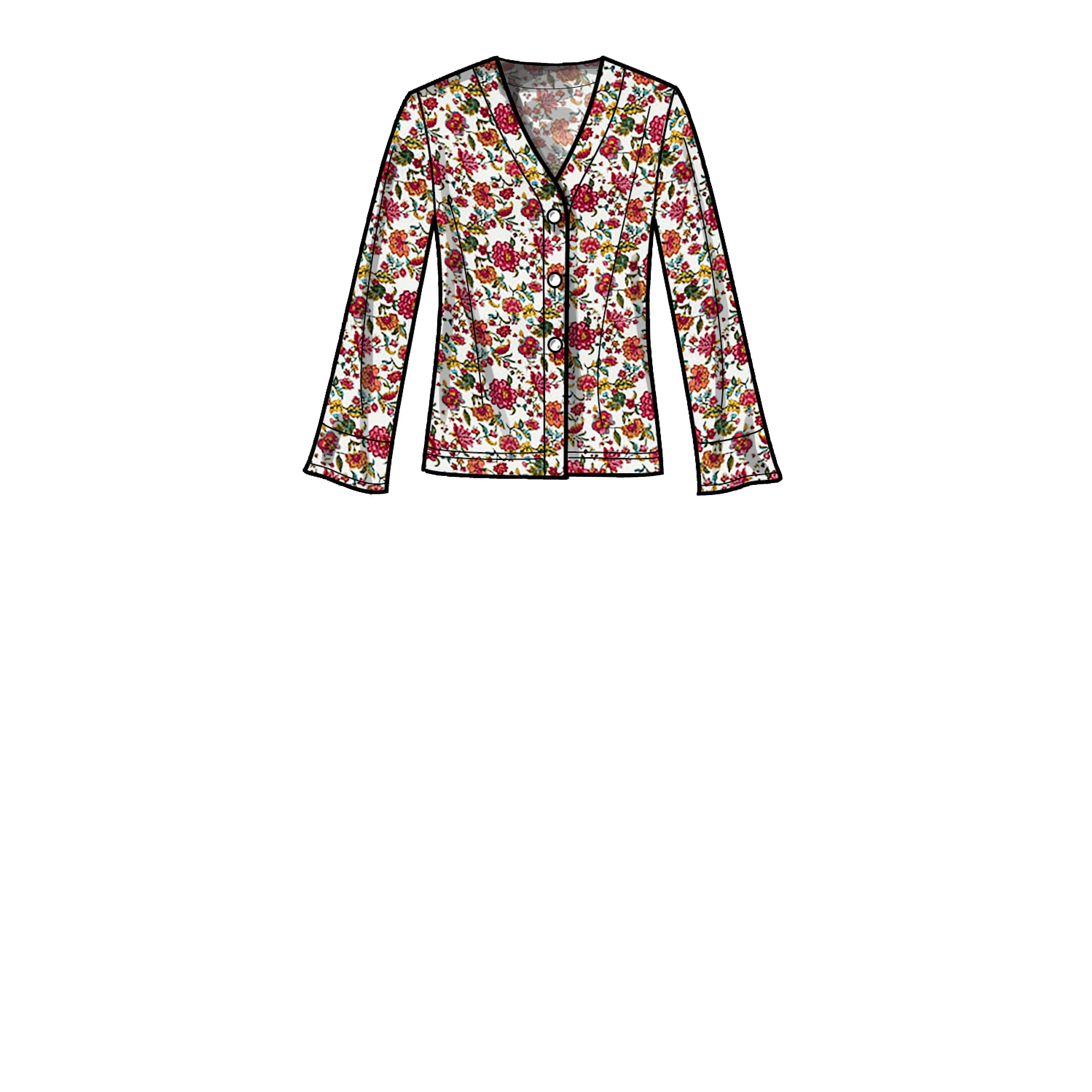 New Look Sewing Pattern N6711 - Misses' Cardigans and Pants