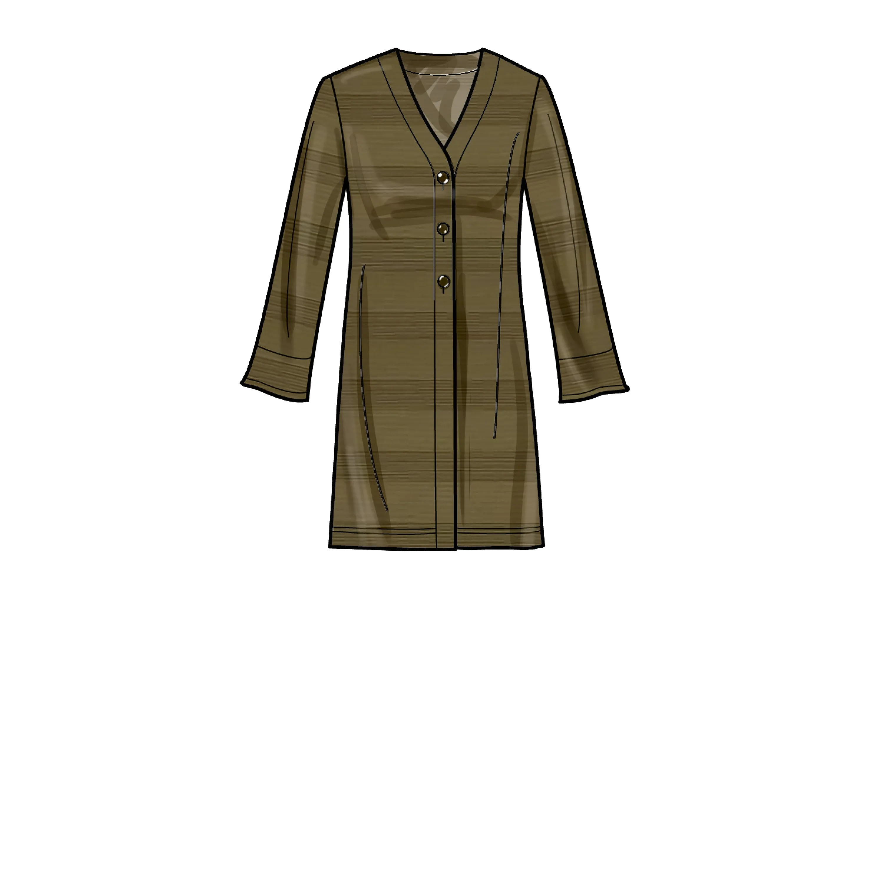 New Look Sewing Pattern N6711 - Misses' Cardigans and Pants