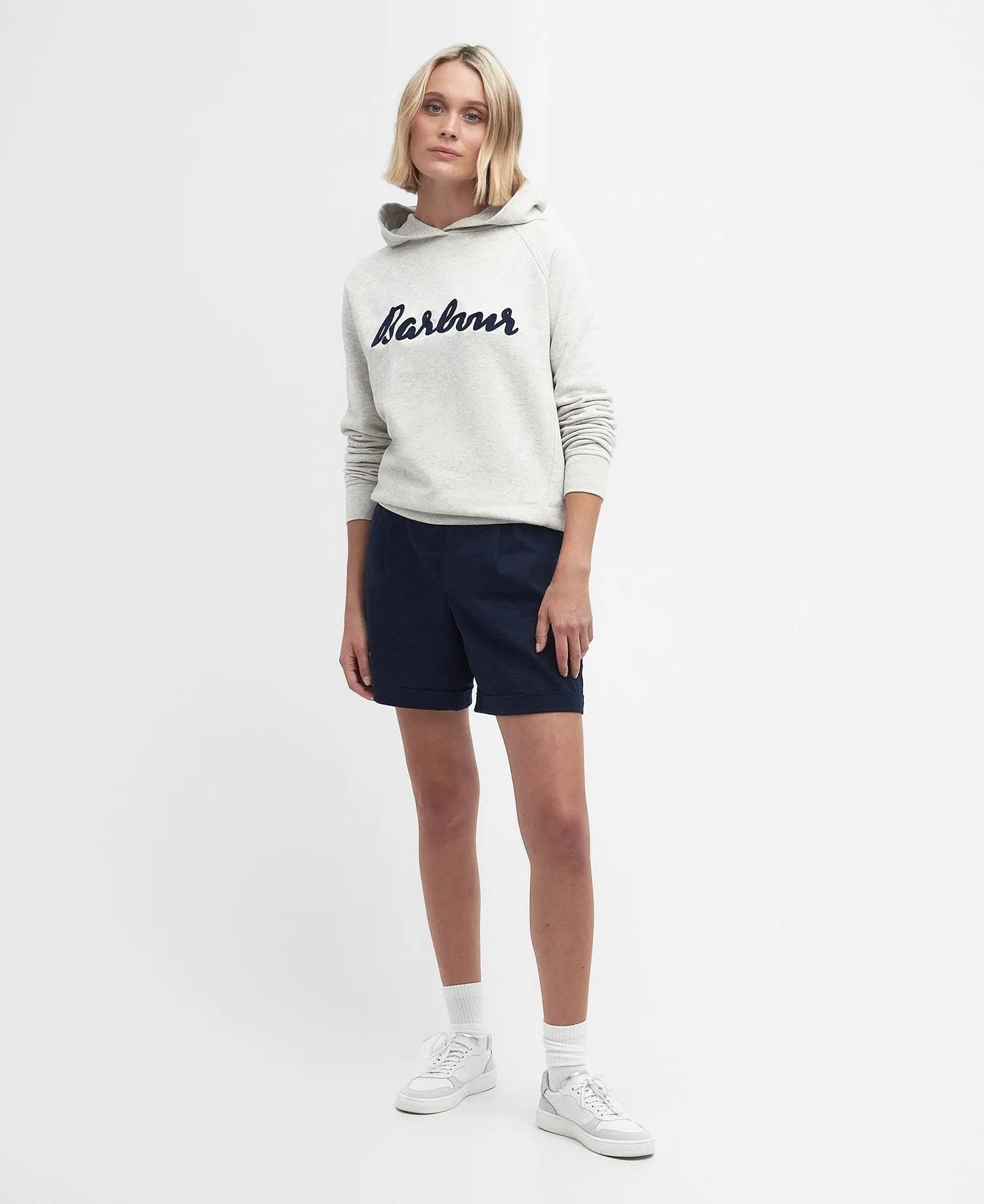 Otterburn Hoodie - Cloud Marl/Navy