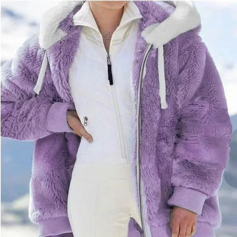 Plush Winter Women Jackets for Ultimate Comfort