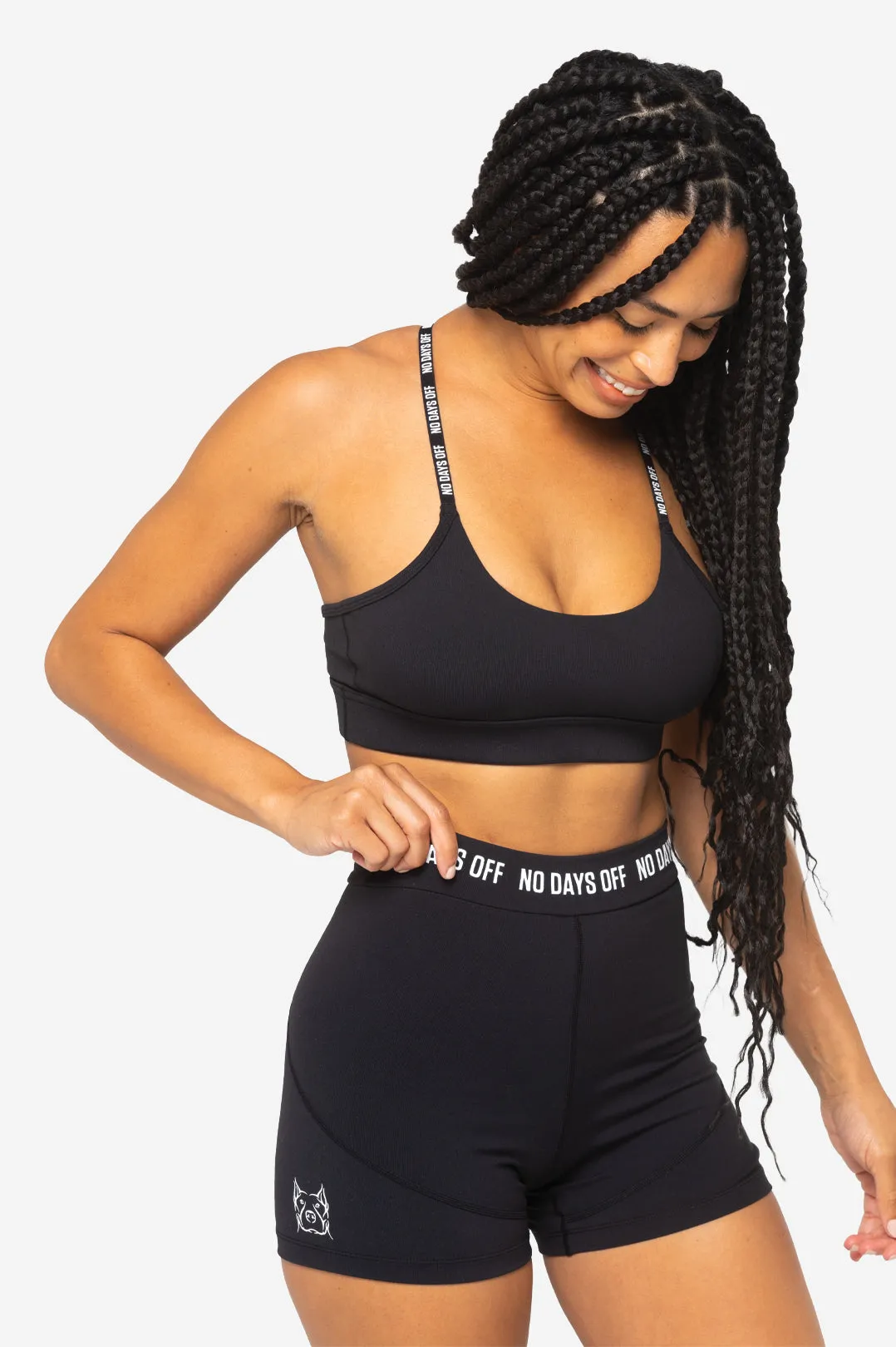 Signature Biker Shorts   Y Strap Bra Set