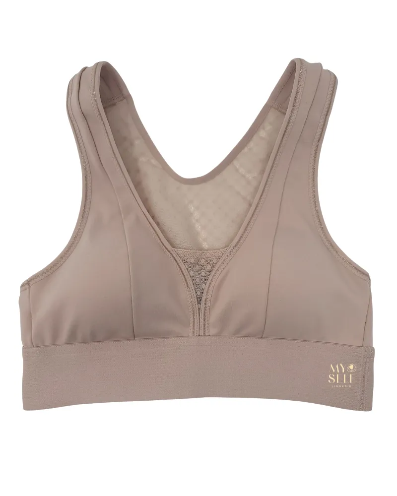 Simone Perele Yogi Pink Harmony Medium Impact Wire Free Sports Bra