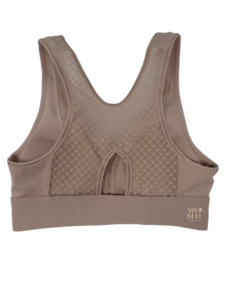 Simone Perele Yogi Pink Harmony Medium Impact Wire Free Sports Bra