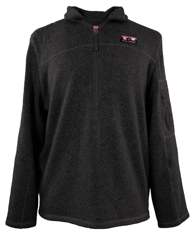 Simply Southern - Knit Pullover, Black