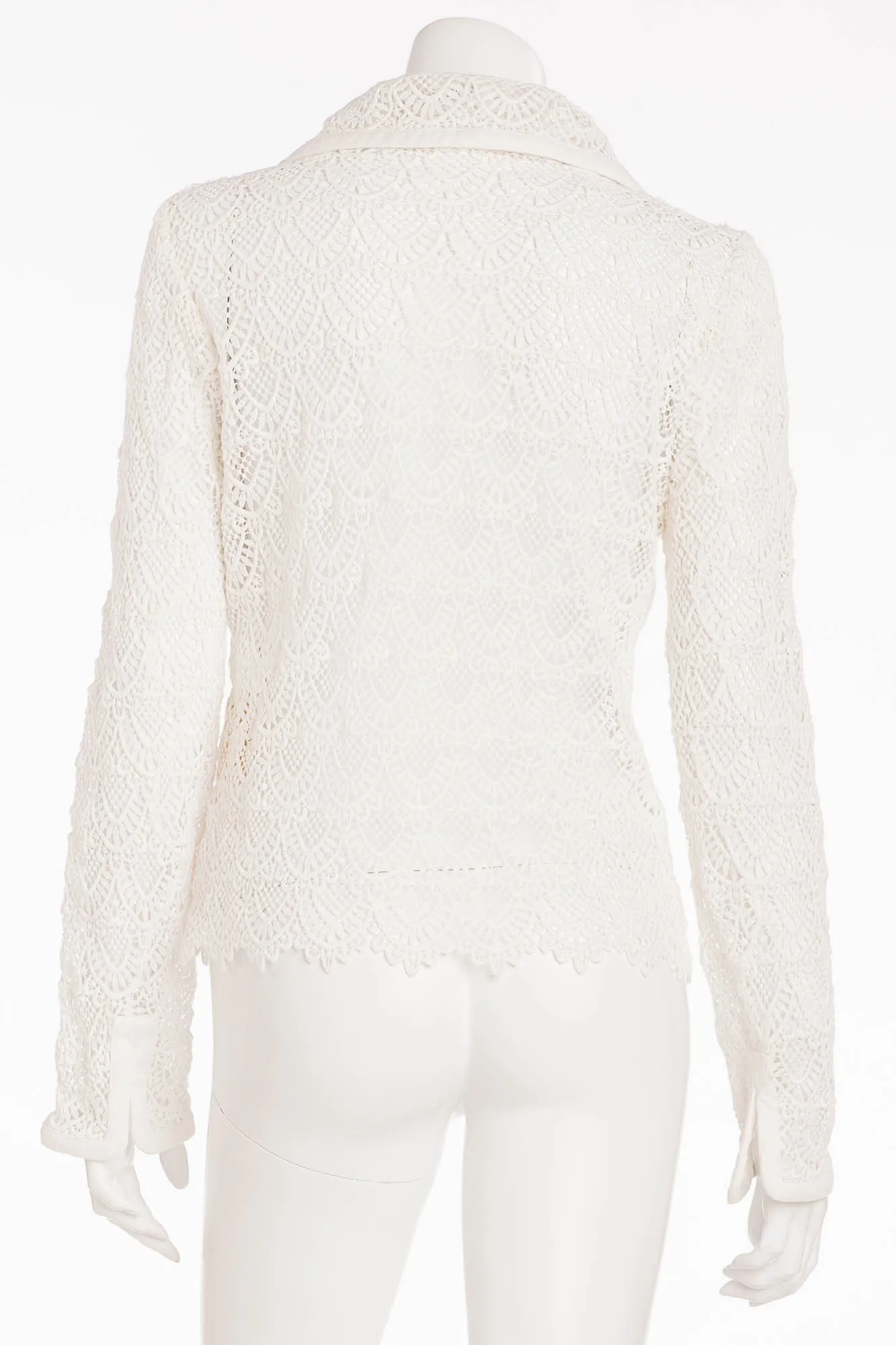 Valentino - White Lace  Jacket- US 8
