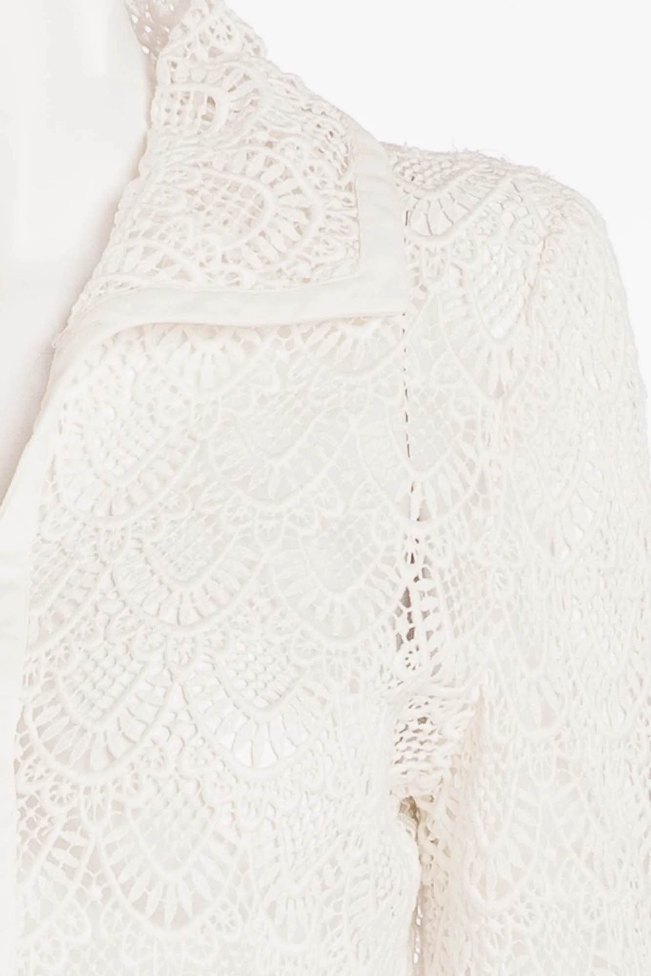 Valentino - White Lace  Jacket- US 8