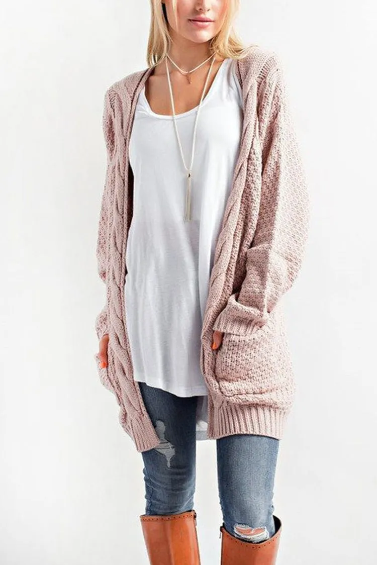 VenusFox Long Long Sleeve Knitted Sweater Cardigans