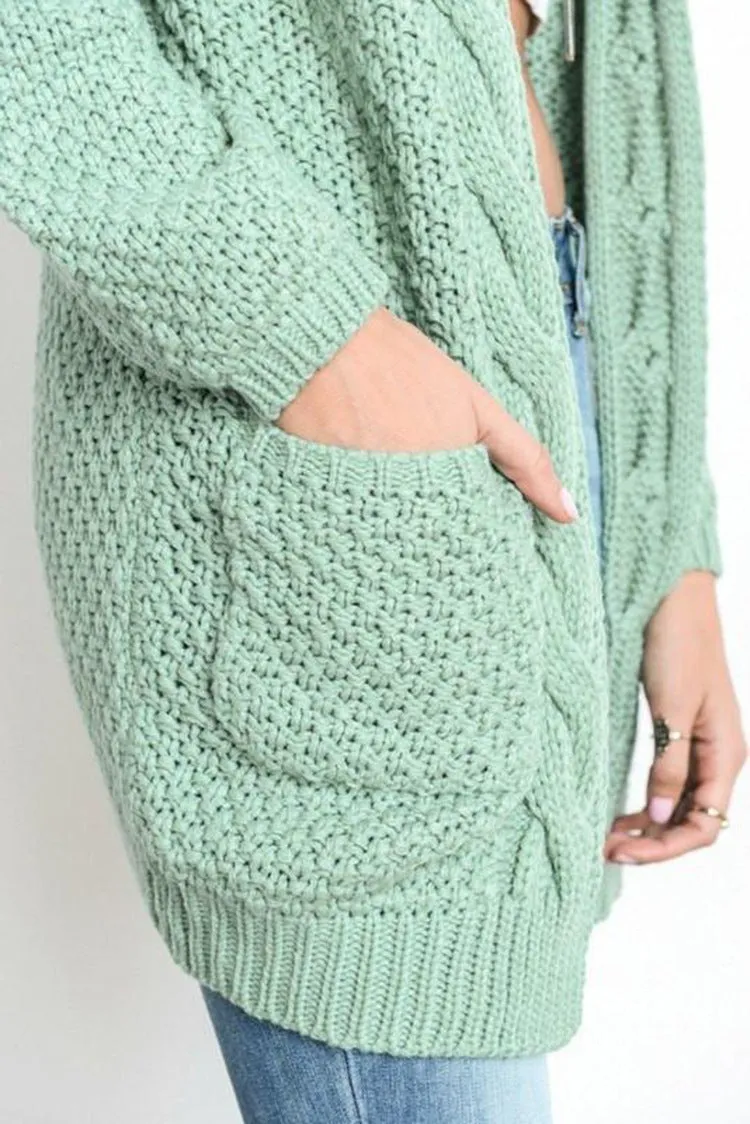 VenusFox Long Long Sleeve Knitted Sweater Cardigans