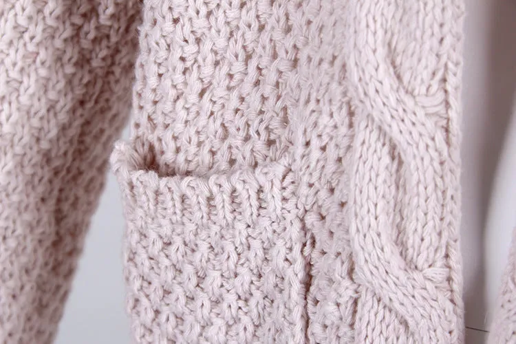 VenusFox Long Long Sleeve Knitted Sweater Cardigans
