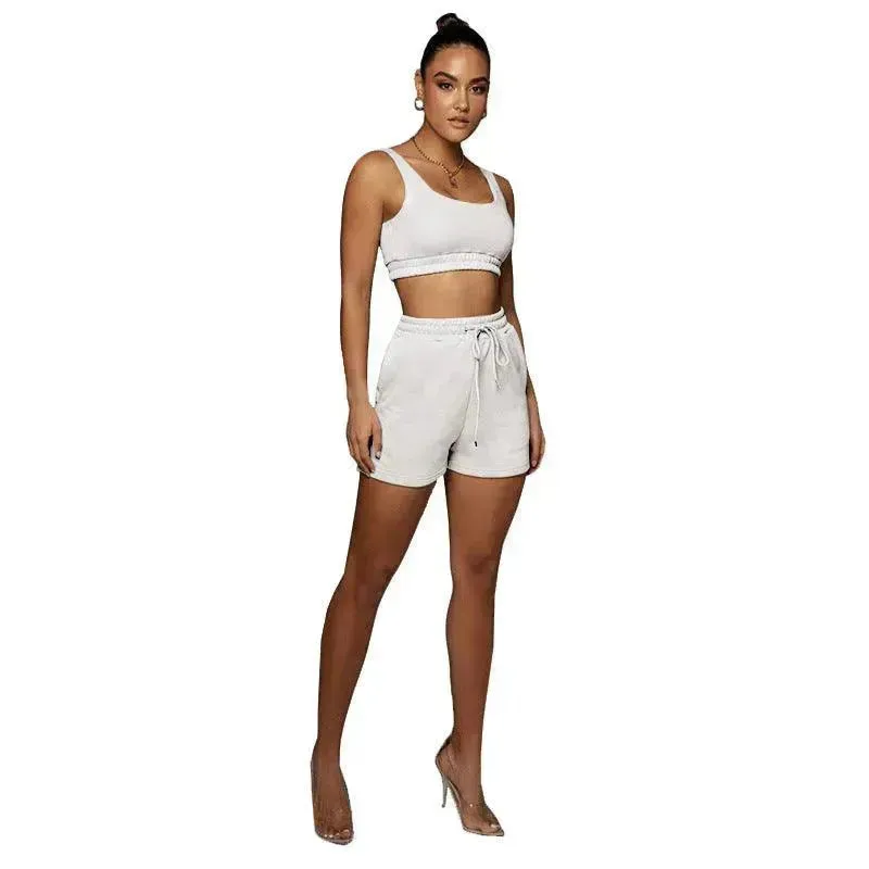 Wholesale Summer Ladies Gym Tracksuits Trendy Sweat Suits for Women
