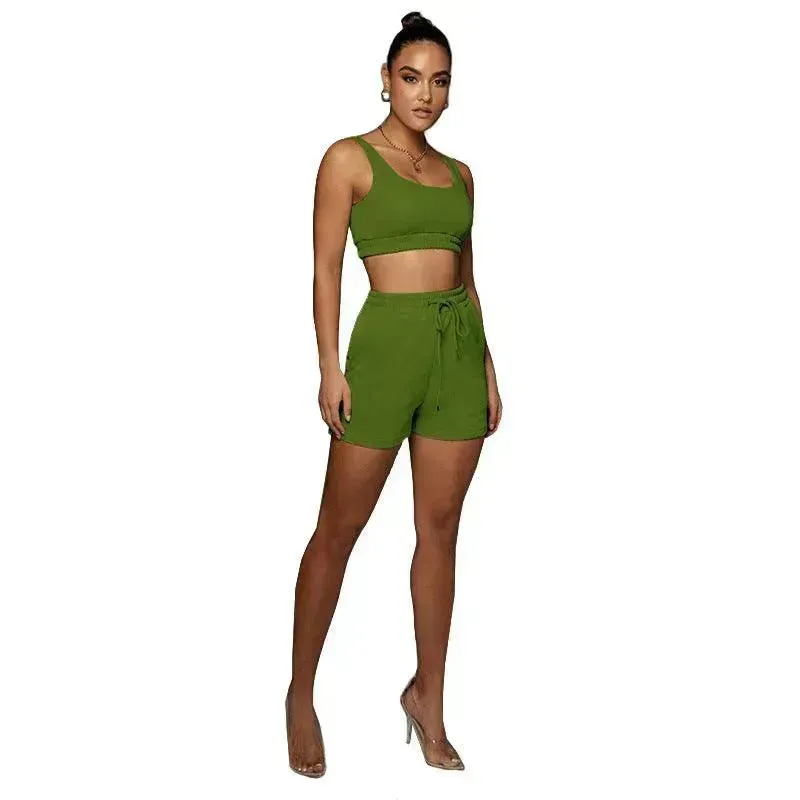 Wholesale Summer Ladies Gym Tracksuits Trendy Sweat Suits for Women