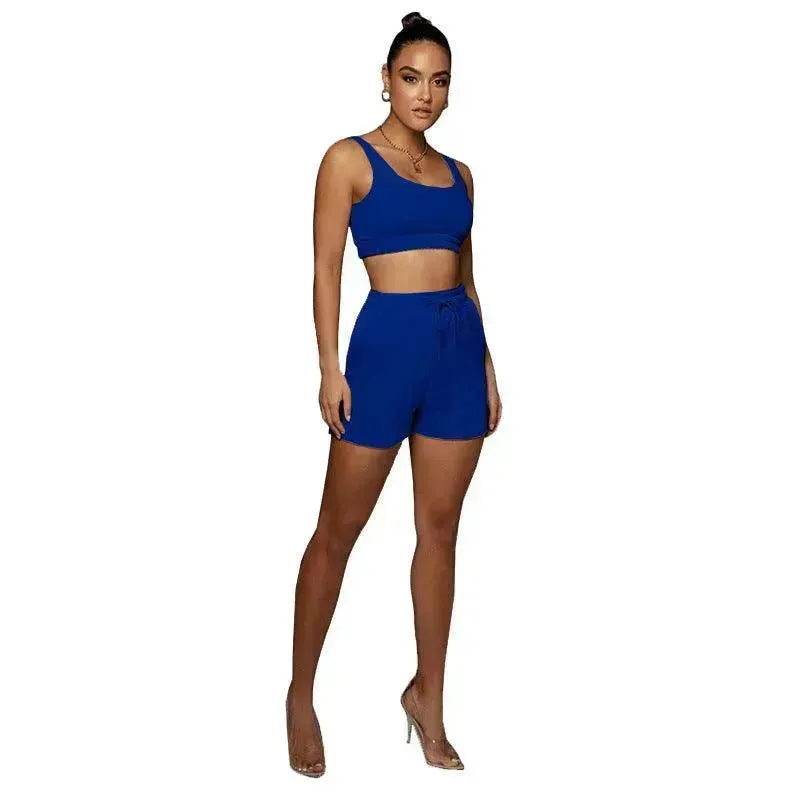 Wholesale Summer Ladies Gym Tracksuits Trendy Sweat Suits for Women