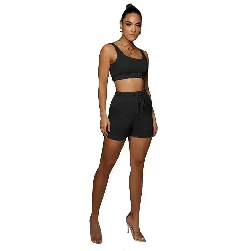 Wholesale Summer Ladies Gym Tracksuits Trendy Sweat Suits for Women