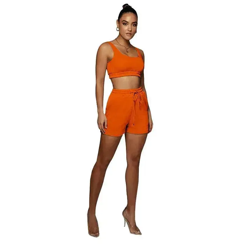 Wholesale Summer Ladies Gym Tracksuits Trendy Sweat Suits for Women