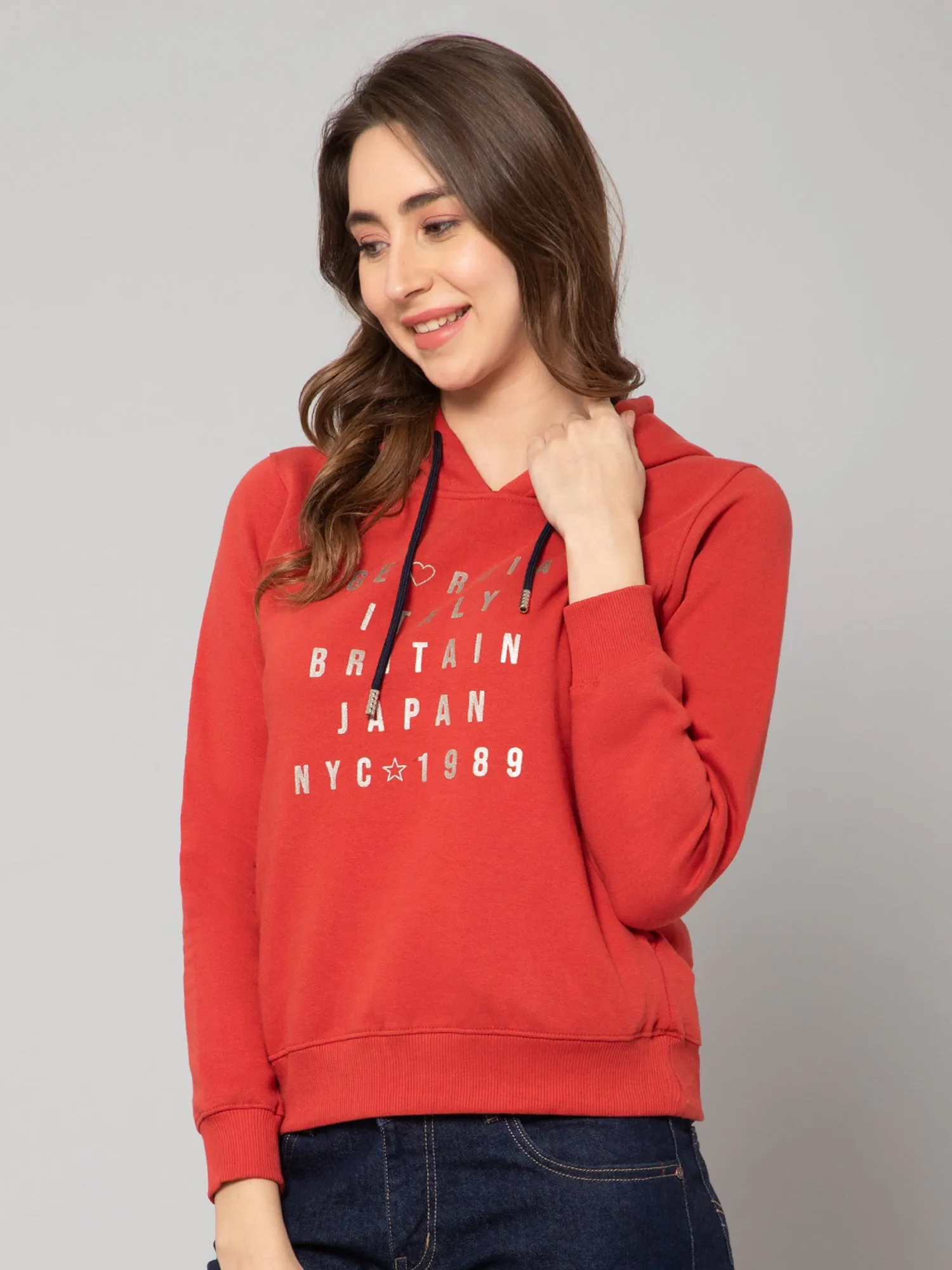 Women Rust Sweatshirts