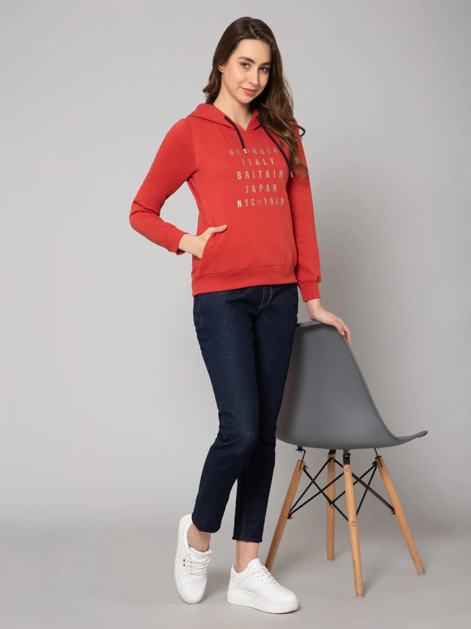 Women Rust Sweatshirts