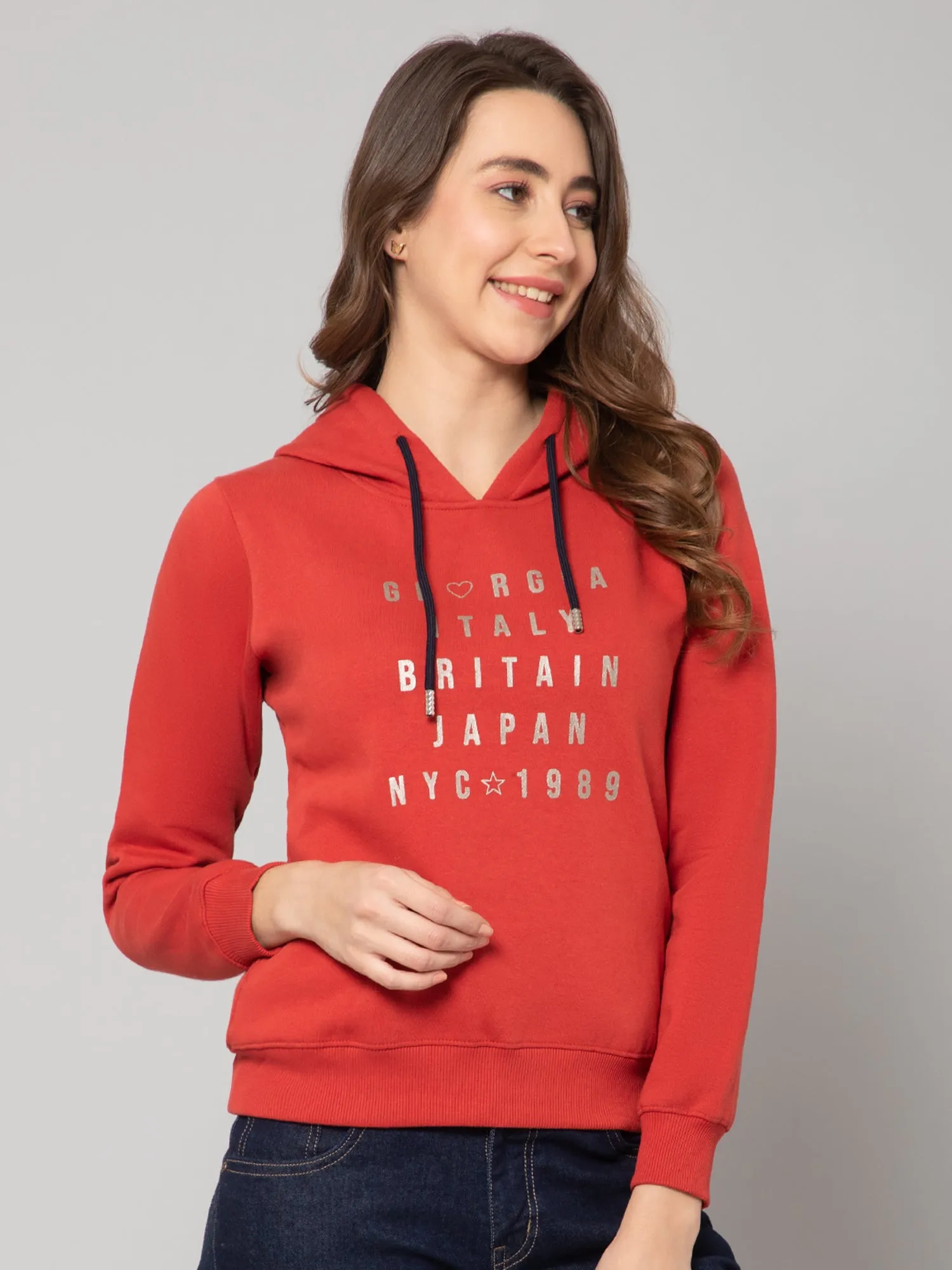 Women Rust Sweatshirts