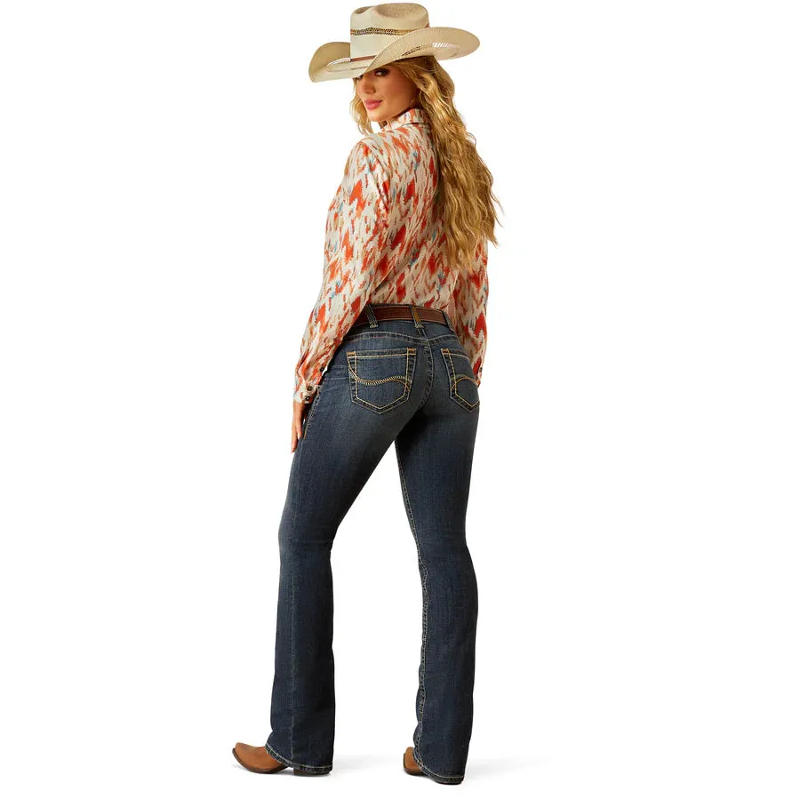 Women's Ariat Mid Rise Lola Boot Cut Jeans 10060987