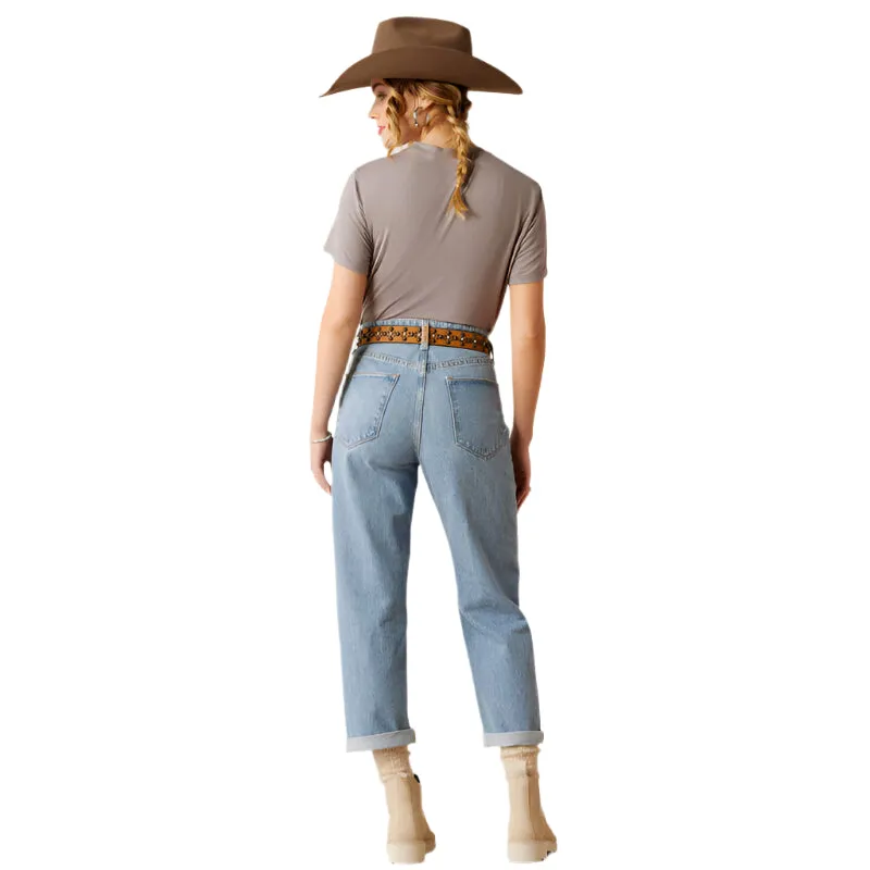 Women's Ariat Ultra High Rise Tomboy Straight Leg Jeans 10053534