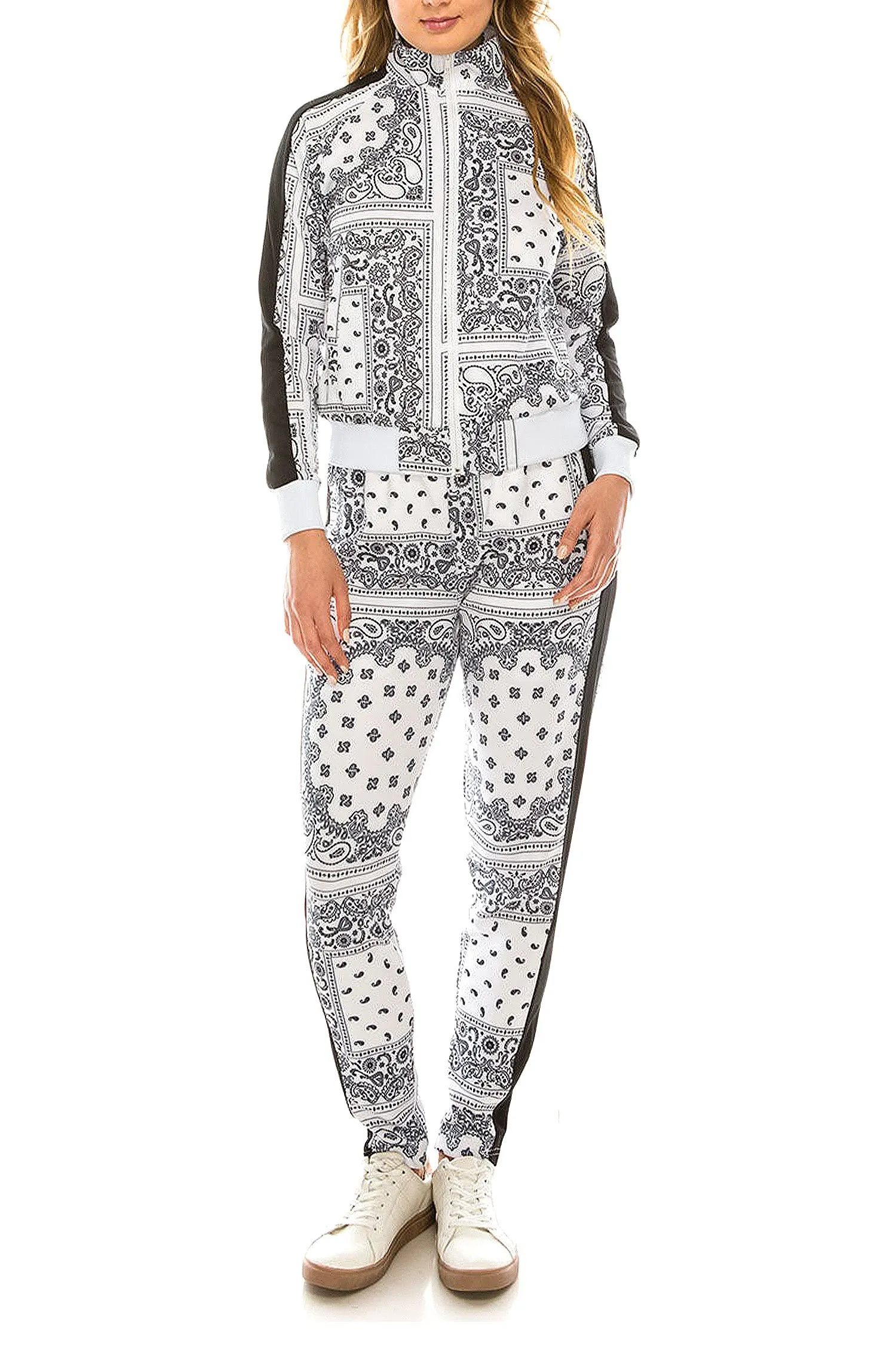 Women's Bandana Paisley Track Suits