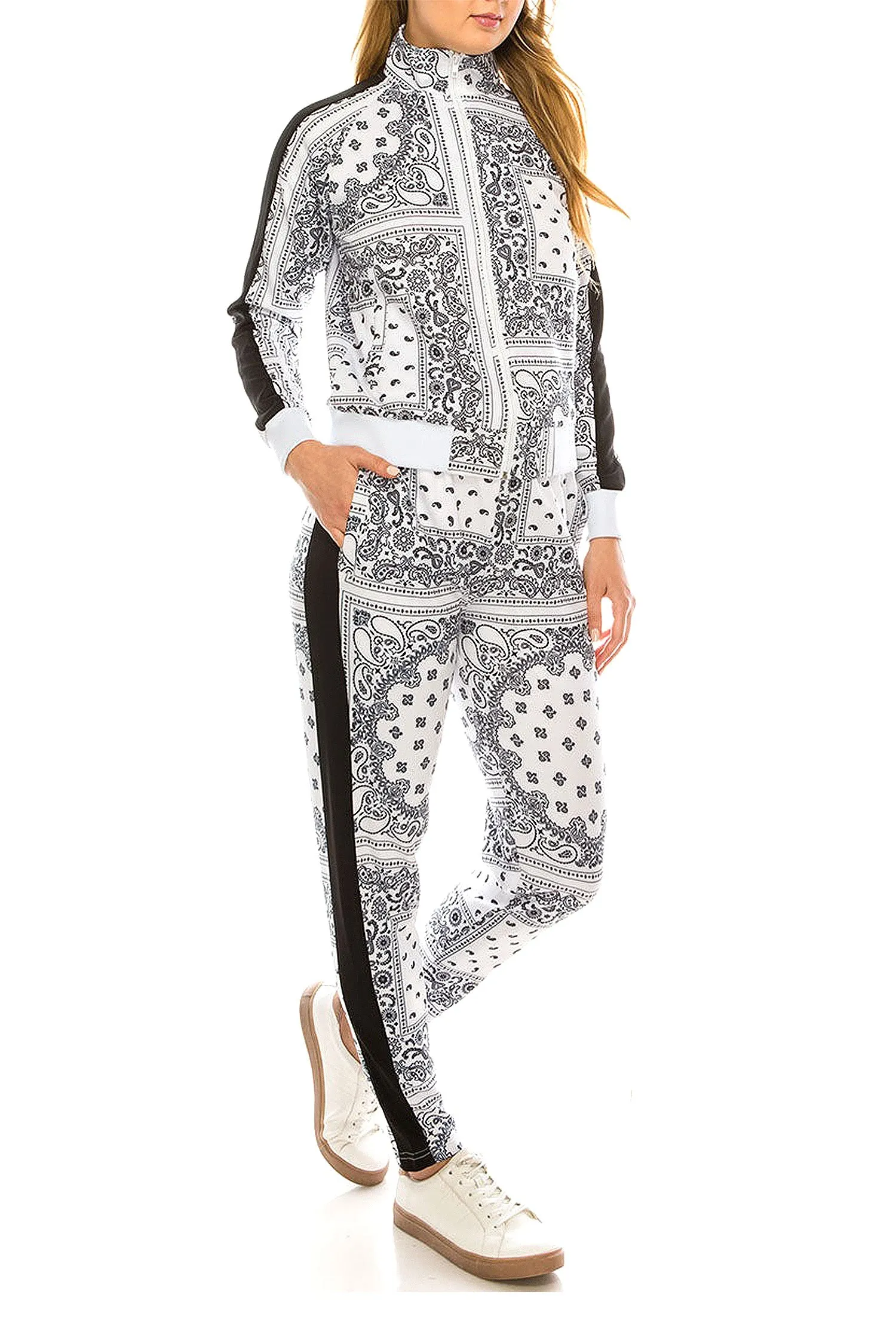 Women's Bandana Paisley Track Suits