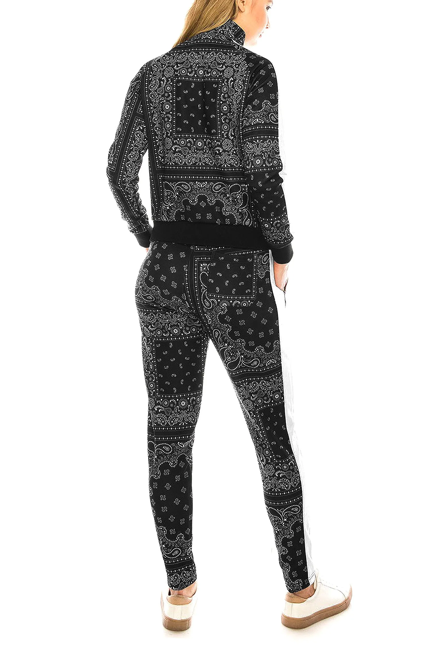 Women's Bandana Paisley Track Suits