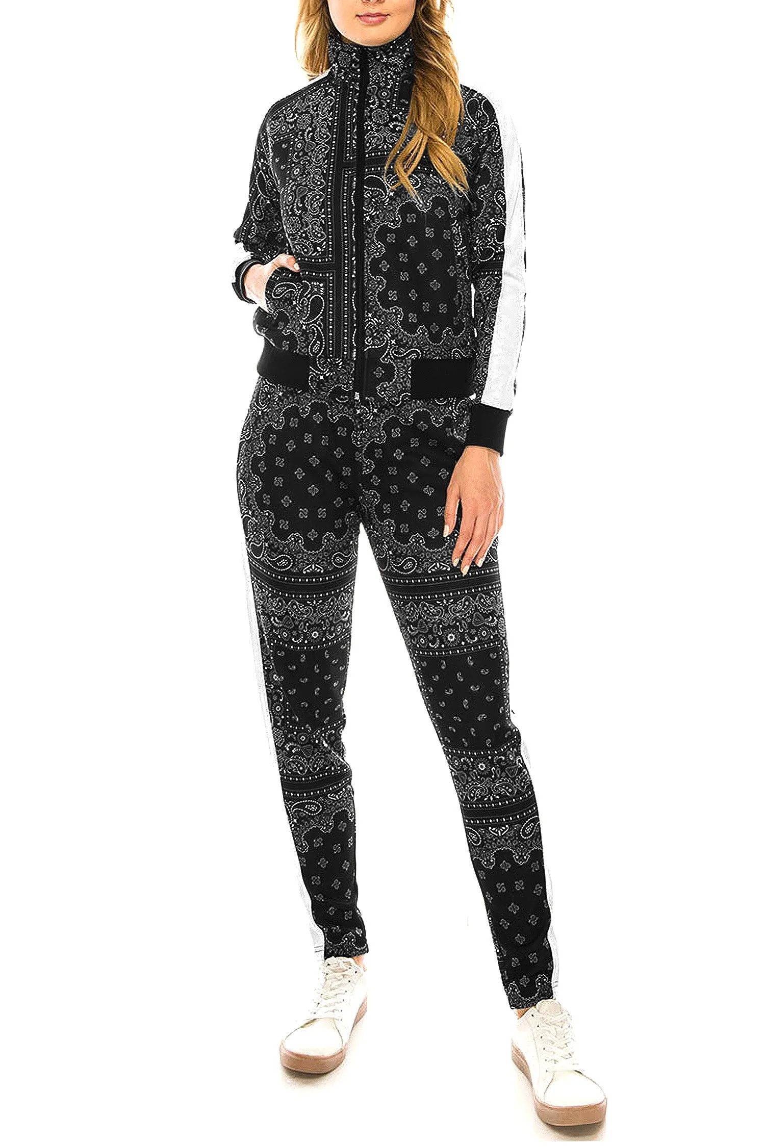 Women's Bandana Paisley Track Suits