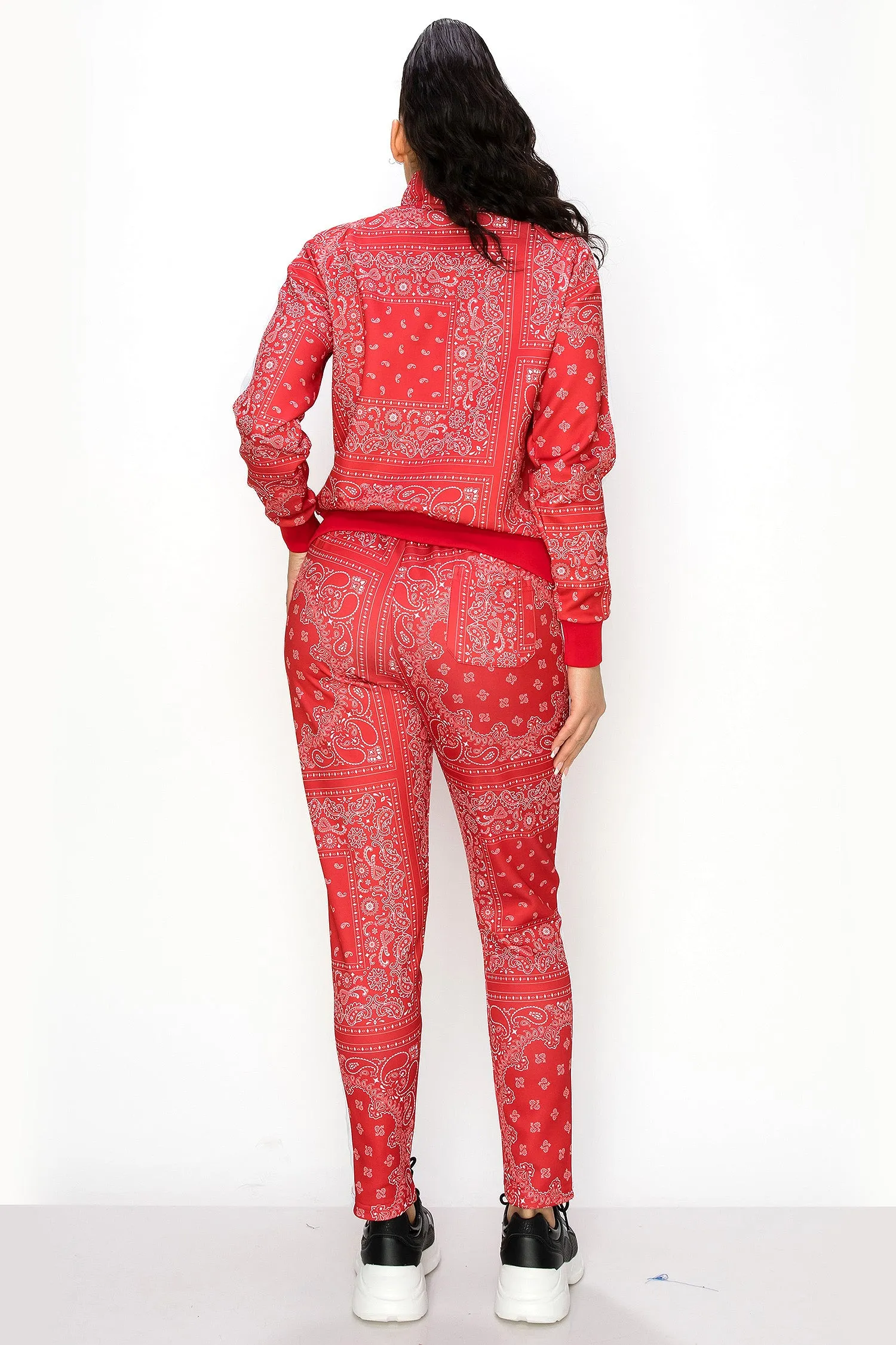 Women's Bandana Paisley Track Suits
