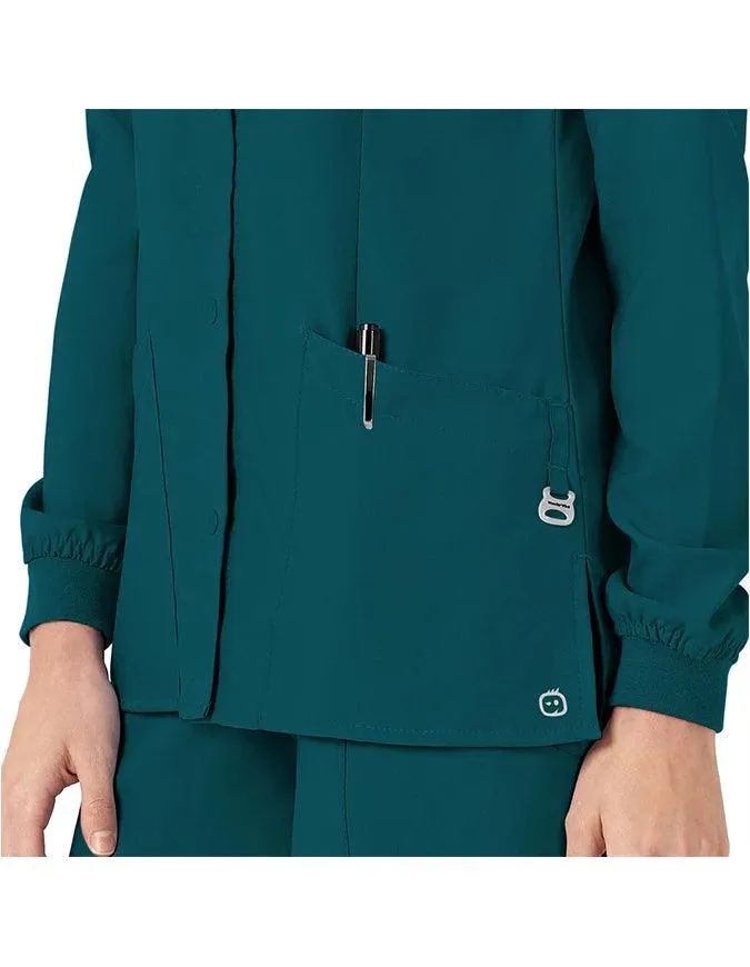 WonderWink W123 Women's Crew Neck Warm Up Jacket