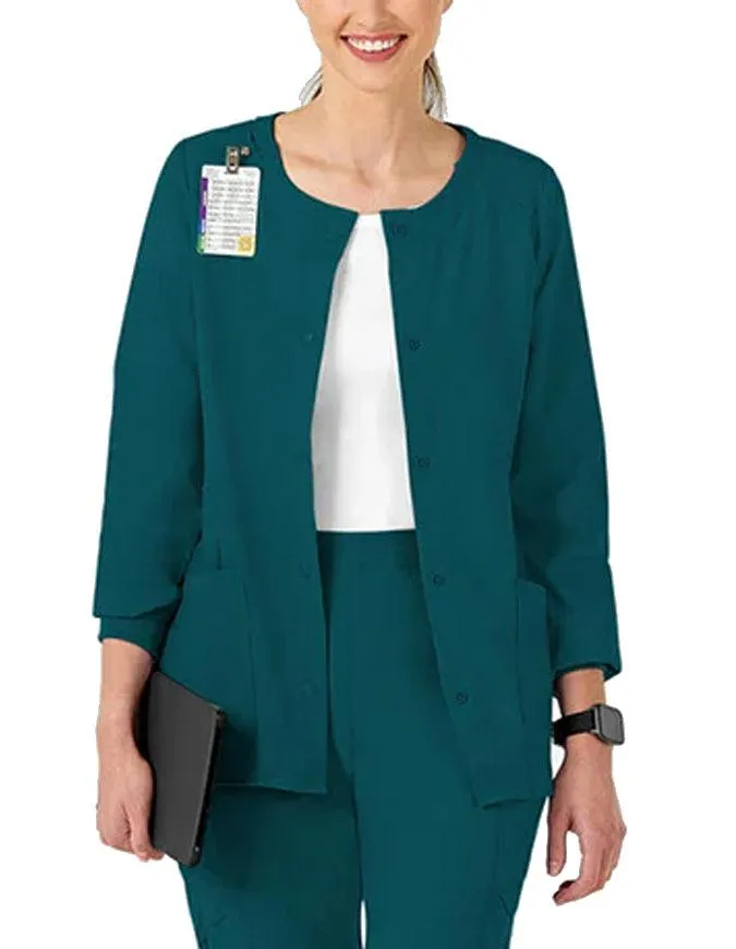 WonderWink W123 Women's Crew Neck Warm Up Jacket