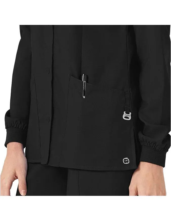 WonderWink W123 Women's Crew Neck Warm Up Jacket