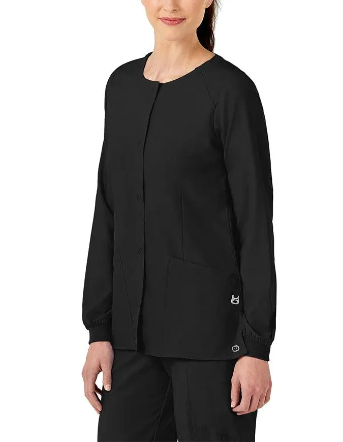 WonderWink W123 Women's Crew Neck Warm Up Jacket