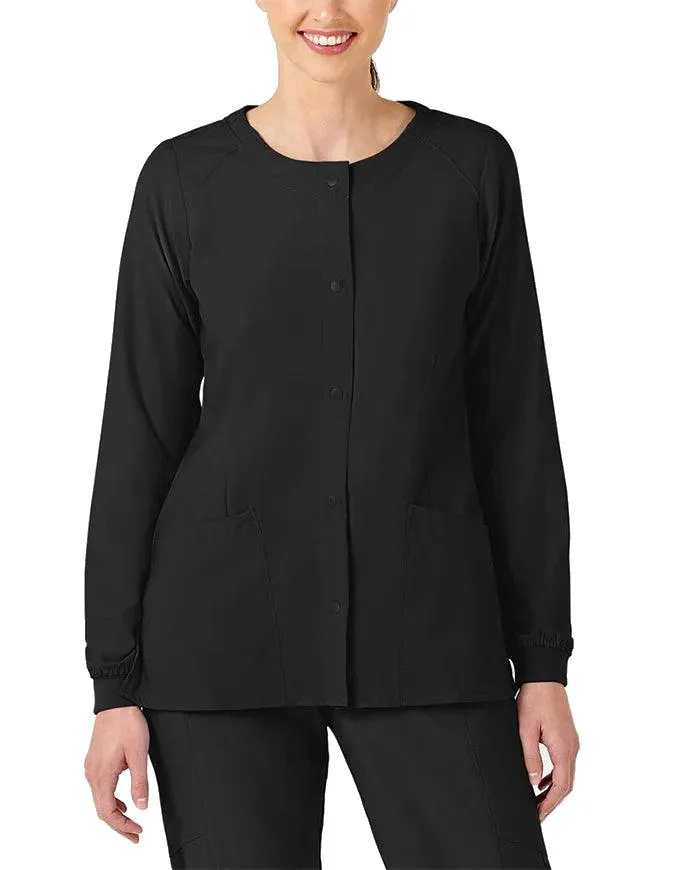 WonderWink W123 Women's Crew Neck Warm Up Jacket